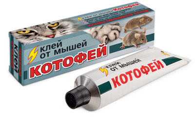 Клей от грызунов и насекомых КОТОФЕЙ туба 135 г 007722 купить в отделе магазина Экономстрой