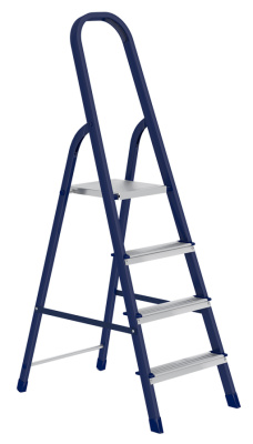 Стремянка Сталь, 4 ступеней, 0,82/2,90 м 7014 купить в отделе магазина Экономстрой