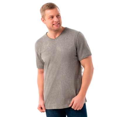 Футболка мужская 103ХР3414, серая, р. 56/176 купить в отделе магазина Экономстрой