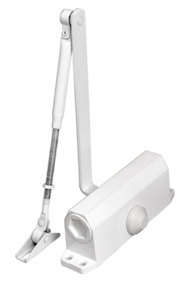 Доводчик дверной PUNTO SD-2040 WH, 55-80 кг, белый 37701