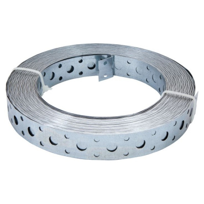 Лента монтажная оцинкованная RТМ81, перфорированная, 25х0,5 мм, 5 м купить в отделе магазина Экономстрой