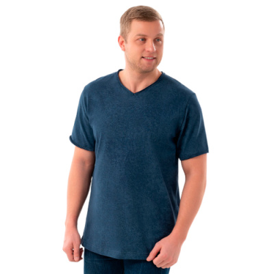 Футболка мужская 103ХР3414, синяя, р. 48/176 купить в отделе магазина Экономстрой