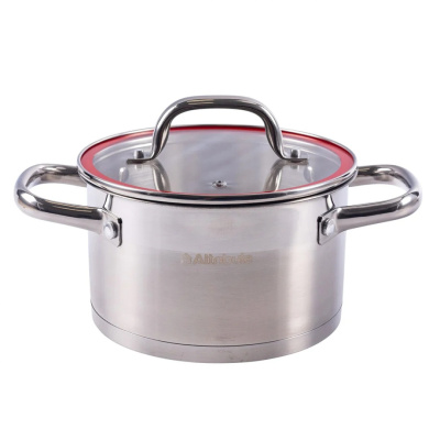 Кастрюля из нержавеющей стали Attribute Scarlet ASC002 с крышкой, 2,5 л купить в отделе магазина Экономстрой