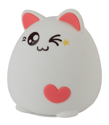 Ночник-светильник светодиодный на батарейках мягкий силиконовый Эра NLED-413-1W-P купить в отделе магазина Экономстрой