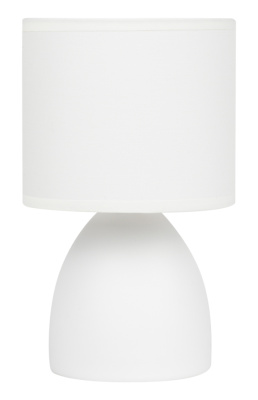 Настольная лампа Rivoli Debora 7042-502, 1хЕ14, 40 Вт, керамика, белая с абажуром