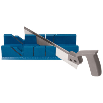 Стусло с пилой Fit, пластиковое, синее, прямоугольное, 300х65 мм купить в отделе магазина Экономстрой