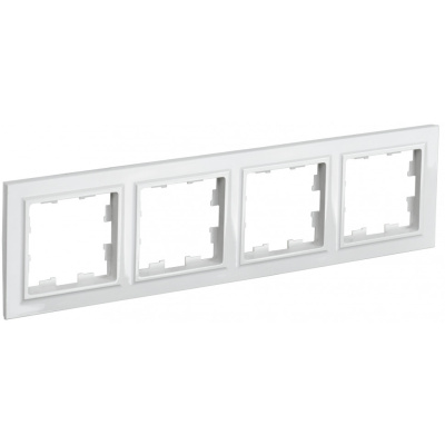 Рамка 4-местная BRITE IEK, белый, BR-M42-K01 купить в отделе магазина Экономстрой