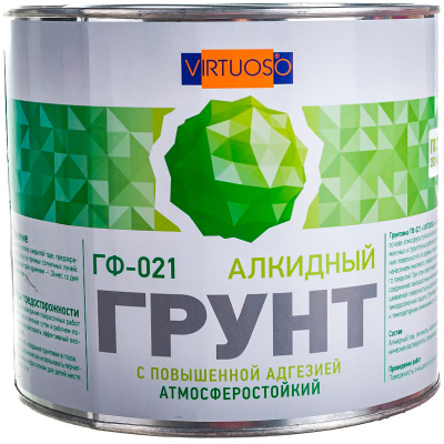 Грунтовка по металлу ГФ-021 Virtuoso, серая, 2,4 кг купить в отделе магазина Экономстрой