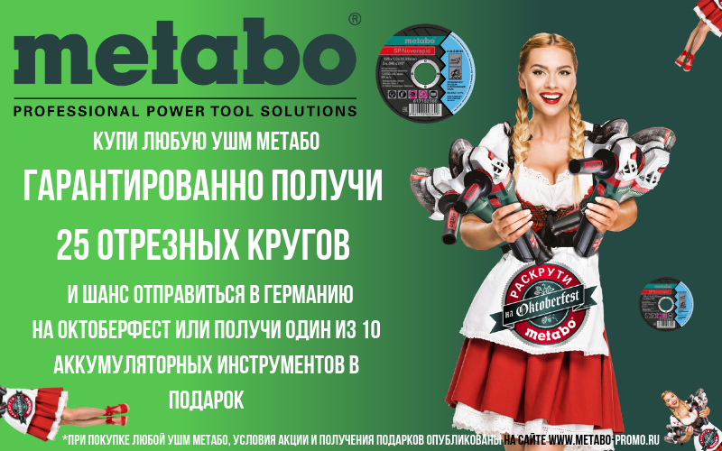 Акция: раскрути metabo на Oktoberfest!