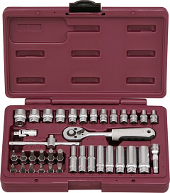 Набор инструмента 1/4"DR, UTS0038 Thorvik 052056