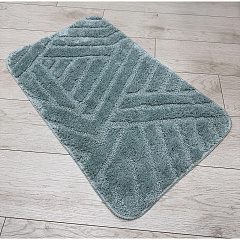Коврик для ванной комнаты HY2310009-3 Кьяра, голубой, 50х80 см