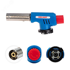 Газовая горелка-насадка Rexant GT-19 с пьезоподжигом, 12-0019