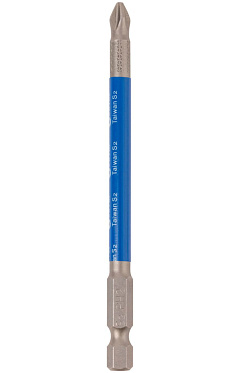 Набор стальных бит, Ph2-100 мм, Cutop Profi, S2, 83-340 (2 шт/карта)