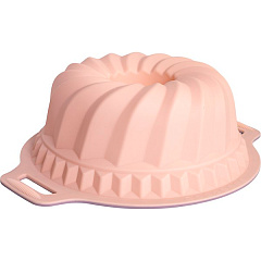 Форма для выпечки пирога Attribute Aurora 31,5х26,5х10 см, силиконовая с металлической рамкой фигурная