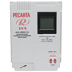 Стабилизатор напряжения однофазный Ресанта АСН-3000 Н/1-Ц Ресанта Lux, 3 кВт