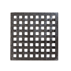 Решетка к дождеприемнику чугунная ECOTECK LITE 300х300 мм (С250), черный