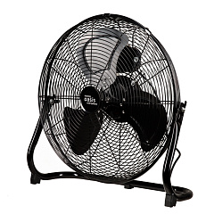 Вентилятор напольный Oasis, VN-110 B, металлический корпус, черный, 3 скорости, d 450 мм