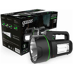 Фонарь-прожектор светодиодный аккумуляторный Gauss, Li-ion, 400 Лм, 11 Вт
