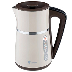 Чайник электрический Leonord LE- 1512, бежевый, 1,7 л