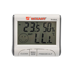 Термогигрометр электронный комнатно-уличный REXANT 70-0515