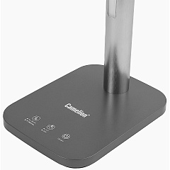 Светильник настольный Camelion KD-834 C08 с регулировкой яркости, 10 Вт, антрацит