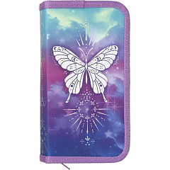 Пенал Комус Класс Волшебная бабочка ПКК 03-12/ПКК 03-6, 1 отделение, 190x110 мм