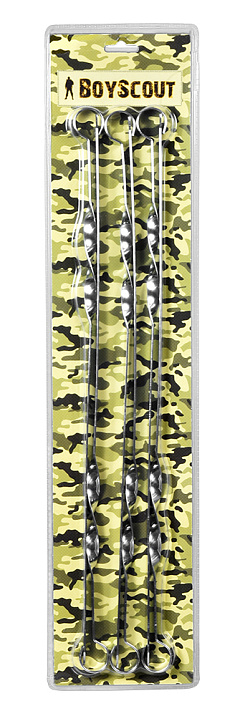 Набор плоских шампуров Boyscout 61326, 45х1х0,15 см (6 шт)