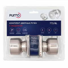Ручка защелка Punto DK772/BL SN-PS (без фик.) никель
