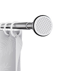 Карниз для ванной Tokito, 130-240 см, черный матовый