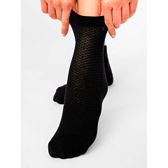 Носки женские С2413, черные, размер 23-25