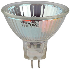 Лампа галогенная Эра GU5.3-MR16-50W-12V-CL 800lm 3000К, C0027358