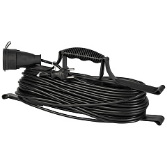 Удлинитель на рамке Эра, Green Line, ПВС 2х1, 10А/2200Вт, IP44, без заземления, 30 м