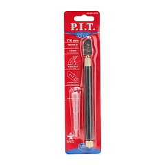 Стеклорез роликовый P.I.T, металлическая рукоятка, масляный, 1-8 мм, 170 мм