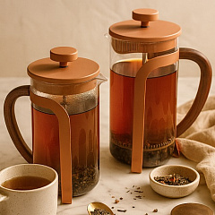 Френч-пресс COLOR&WOOD, карамельный, 1000 мл