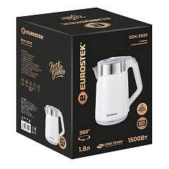 Электрический чайник Eurostek, двухслойный корпус, 1500 Вт, 1,8 л
