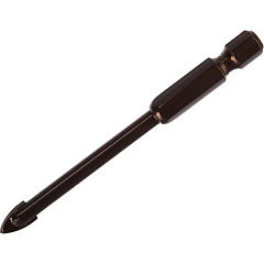 Сверло по керамике и стеклу (6 мм; 2 грани) Росомаха Дабл, 720006