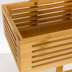 Полка бамбуковая, 2-ярусная