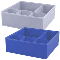 Органайзер для хранения вещей (универсальный) размер 40х40х13 см, 2 цвета 70.72