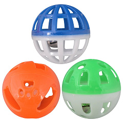 Игрушка для кошек "Микс", 3,5 см, 3 шт