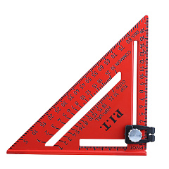 Угольник метрический P.I.T., Свенсона, плотницкий, с разметочным маркером, 180 мм