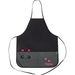 Фартук для труда Комус Класс Panda, ФН 41-1, 2 кармана