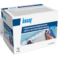 Лента гидроизоляционная Knauf, Флэхендихтбанд, 10 м x 7/12 см