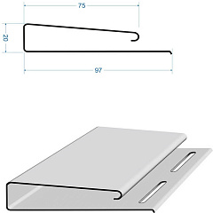 Наличник Docke 75х3600 мм пломбир