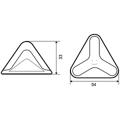 Уголок защитный Palladium, BS 46.24, (4 шт) 