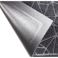 Коврик влаговпитывающий Прест Геометрия, 60х90 см, серый