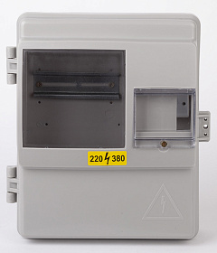 Корпус пластиковый ЭРА ЩУРн-П 1/4 IP54 КДЕ-1, влагозащищенный, 290х240х110 мм