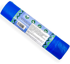 Мешки для мусора с завязками Jundo, Strong bag, синий, 35 л, 10 шт