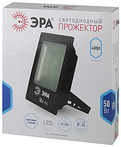 Прожектор светодиодный LPR-021-4000К-М SMD 50 Вт 4000К 4000Lm матовое стекло IP65 ЭРА 