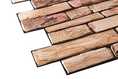 Панель ПВХ Сланец натуральный, 980*498 мм