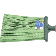 Метла полипропиленовая Сибртех 270х260 мм плоская с черенком 63218